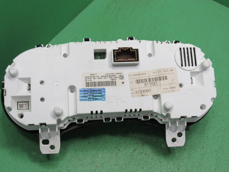 17 GRAND CHEROKEE 3.6 INSTRUMENT GAUGE CLUSTER SPEEDOMETER TACH MILEAG