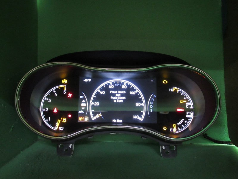 14 GRAND CHEROKEE DIESEL INSTRUMENT GAUGE CLUSTER SPEEDO TACH MILEAGE 