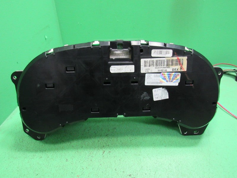 03-04 SILVERADO SIERRA TAHOE INSTRUMENT GAUGE CLUSTER MILEAGE PROG REB