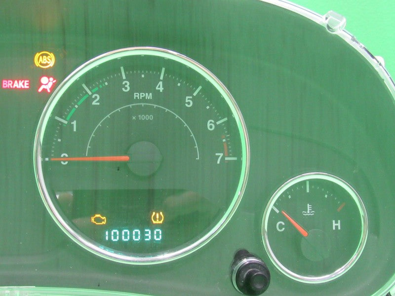 13 WRANGLER JK 100 MPH INSTRUMENT GAUGE CLUSTER SPEEDO TACH MILEAGE PR