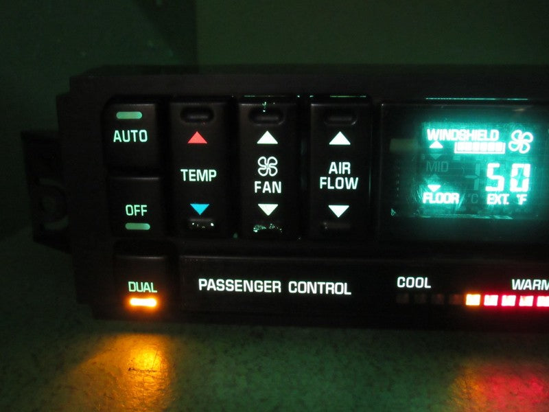 10435588 97-05 BUICK REGAL CENTURY A/C DIGITAL CLIMATE TEMP CONTROL RE