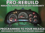 06-07 ASCENDER INSTRUMENT GAUGE CLUSTER SPEEDOMETER MILEAGE PROG REBUI