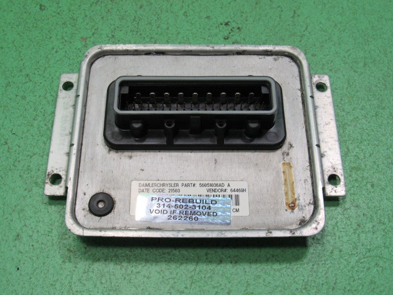 56051036AD 02-05 DODGE RAM FCM BCM FRONT BODY CONTROL MODULE REBUILT 2