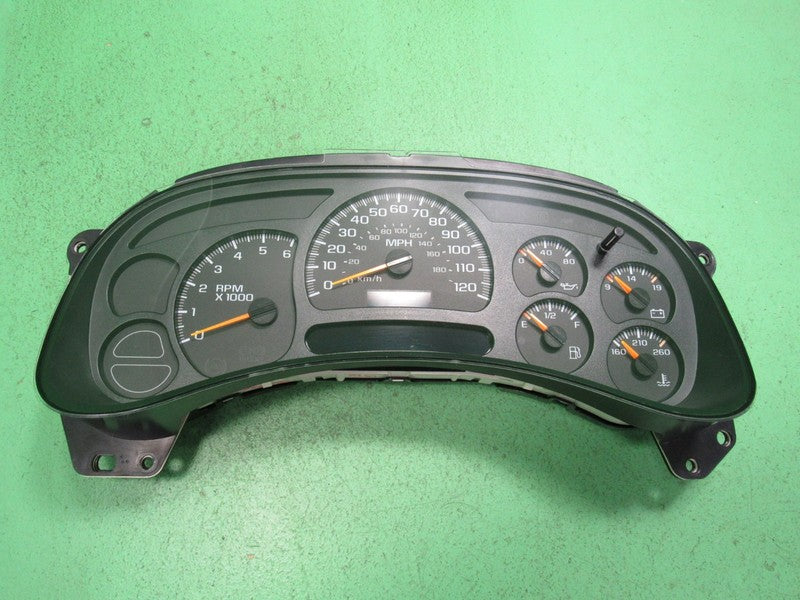 03-05 SILVERADO SIERRA TAHOE INSTRUMENT GAUGE CLUSTER MILEAGE PROG REB