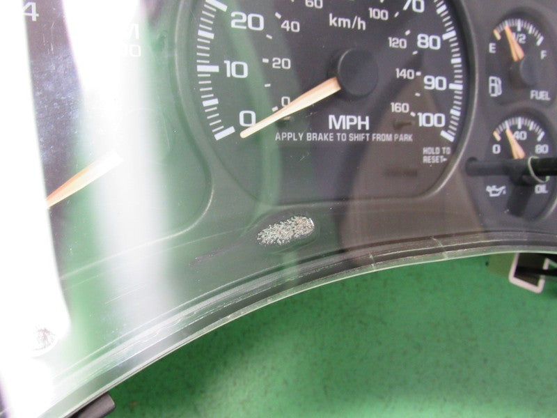 01-02 SIERRA SILVERADO HD INSTRUMENT GAUGE CLUSTER SPEEDO TACH MILEAGE
