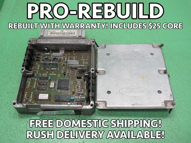 C2D 91 Ford F350 7.5 C6 ECU ECM PCM ENGINE COMPUTER F2TF-12A650-BA REB