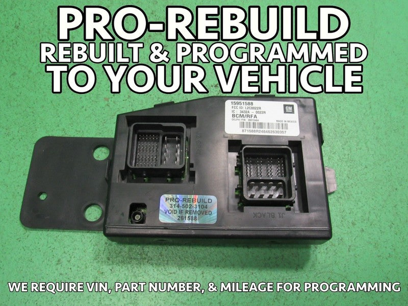 07-08 COLORADO CANYON H3 BCM BODY CONTROL MODULE VIN AND MILEAGE PROGR