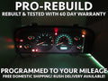 02-04 JEEP GRAND CHEROKEE WJ INSTRUMENT GAUGE CLUSTER MILEAGE PROG REB