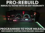 02-04 JEEP GRAND CHEROKEE WJ INSTRUMENT GAUGE CLUSTER MILEAGE PROG REB