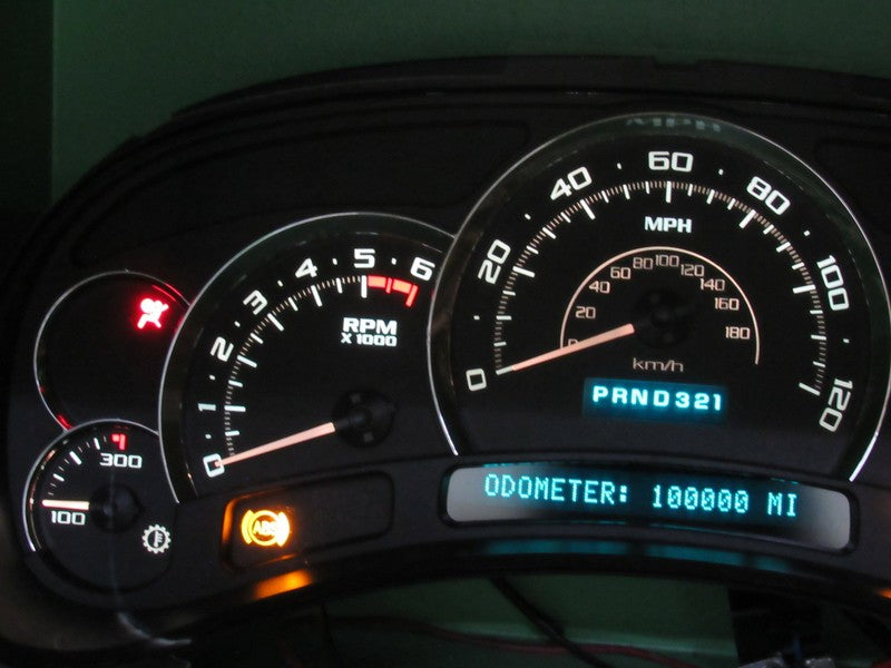 03-04 CADILLAC ESCALADE INSTRUMENT GAUGE CLUSTER SPEEDO MILEAGE PROG R