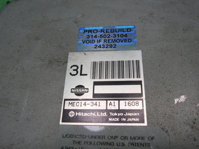 MEC14-341 A1 01 PATHFINDER QX4 AT ECU ECM PCM ENGINE COMPUTER REBUILT 
