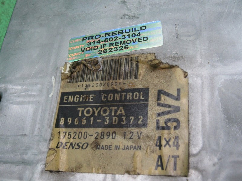 89661-3D372 98 4RUNNER 3.4 4x4 AT ECU ECM PCM ENGINE CONTROL COMPUTER 