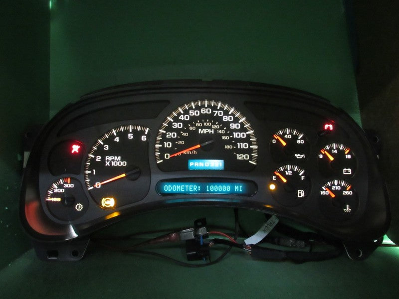 05 SILVERADO SIERRA YUKON INSTRUMENT GAUGE CLUSTER MILEAGE PROG REBUIL