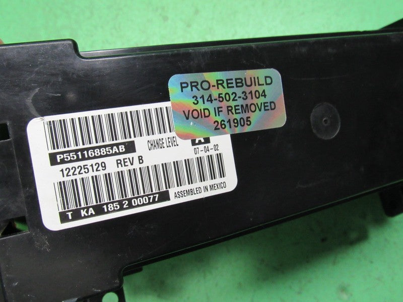 03-04 JEEP GRAND CHEROKEE A/C AUTO DIGITAL CLIMATE TEMP CONTROL REBUIL