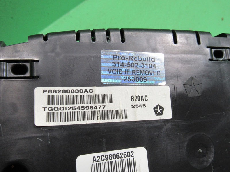 16 RAM 1500 3.5 INSTRUMENT GAUGE CLUSTER SPEEDO TACH MILEAGE PROG REBU