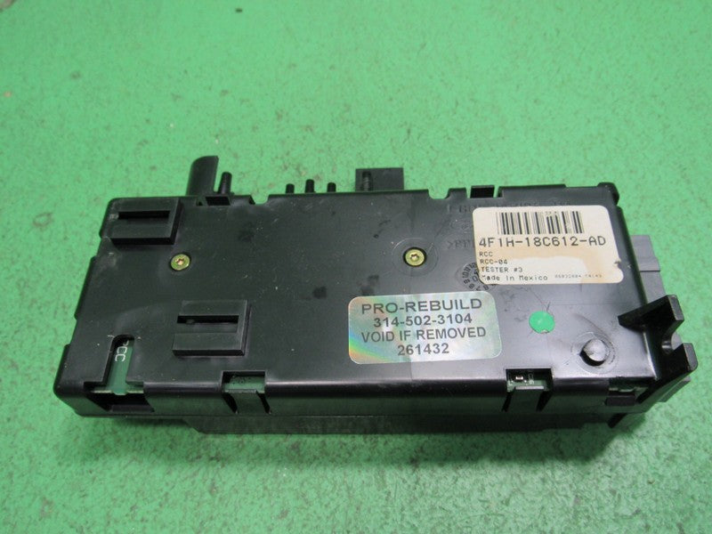 04-07 TAURUS SABLE EATC AUTO CLIMATE CONTROL MODULE 4F1H-18C612-AD REB